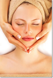 Image of a Woman's Face with Eyes Closed