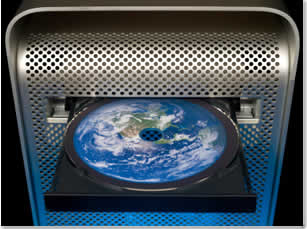 Image of a CPU unit with an open CD drive